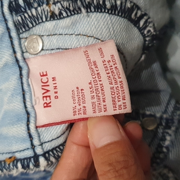 Revice Denim Lolita Two-toned High Rise Jeans - Picture 7 of 12